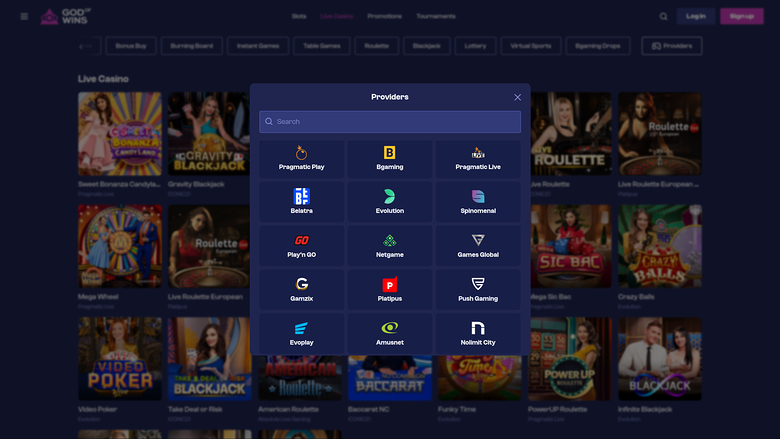 God of Wins Casino Desktop Game Developers