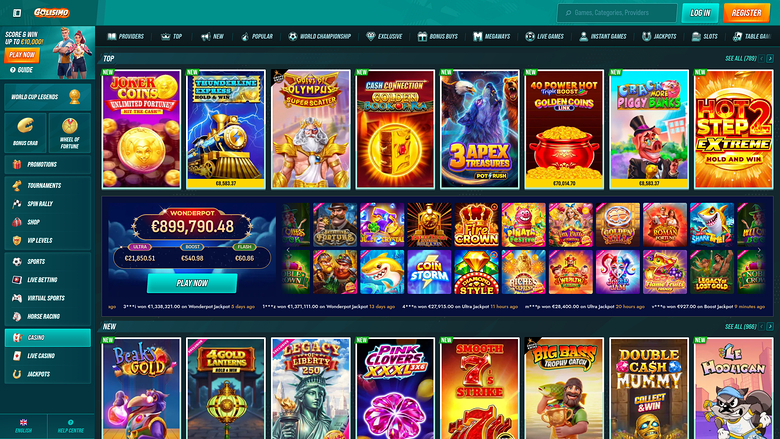 Golisima Casino Desktop games