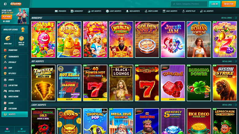 Golisima Casino Desktop jackpot