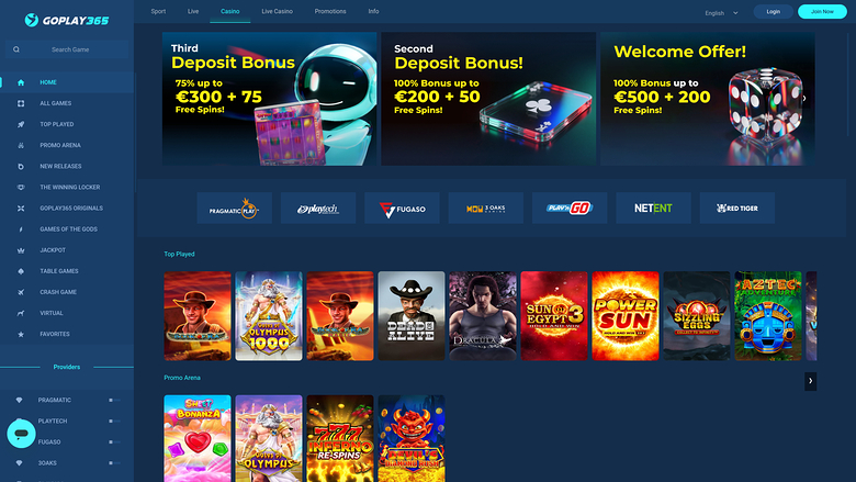 Games screenshot of Goplay365 Casino 
