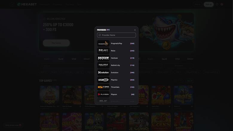 Hexabet Casino Desktop Game Developers