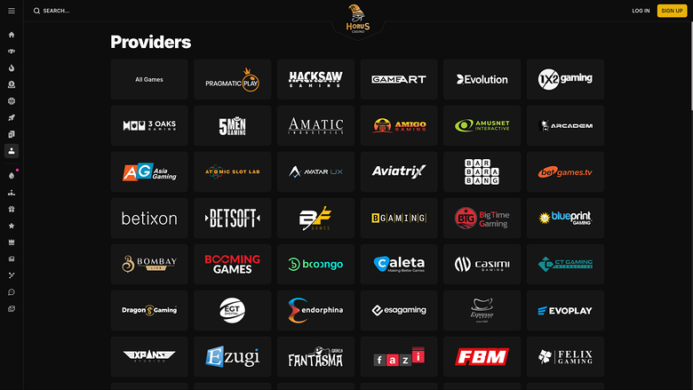 Horus Casino Desktop Game Developers