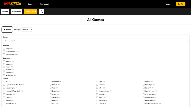 Hot Streak Casino Desktop Game Developers