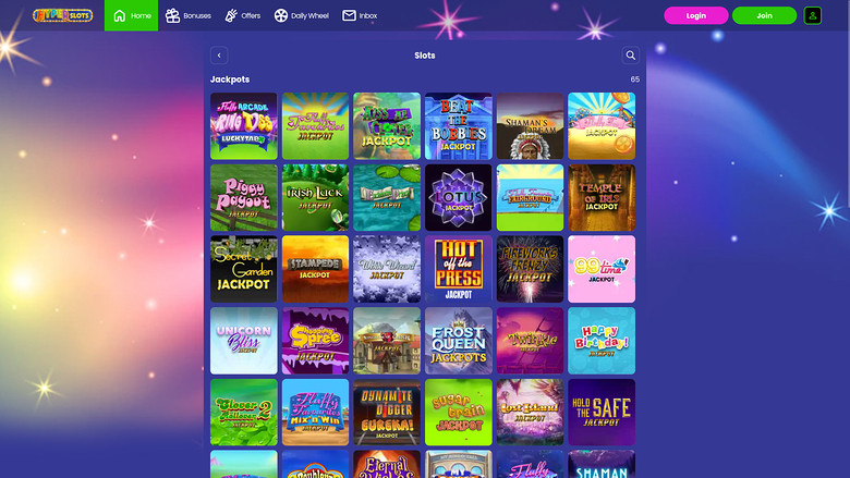 Hyper Slots Casino Desktop Jackpot