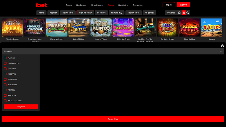 iBet Casino Desktop Game Developers