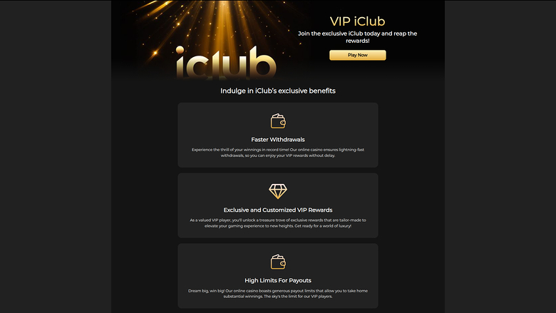 iBet Casino Desktop VIP Program