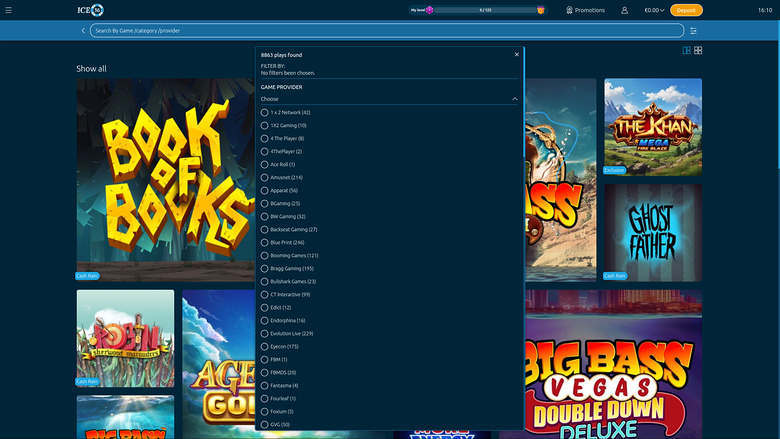 Ice36 Casino Desktop Game Developers