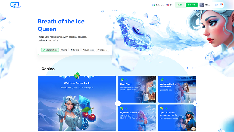 Ice Casino Desktop Promotions