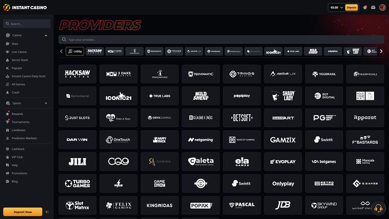 Instant Casino Desktop Game Developers