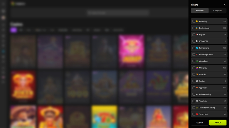 Instasino Casino Desktop Game Developers