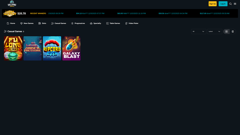 Island Reels Casino Desktop Casual