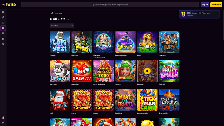 iWild Casino Desktop Games