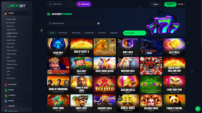 Jackbit Casino Jackpot Desktop