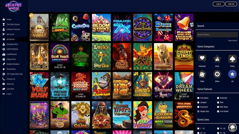 Jackpot Wheel Casino Desktop Games