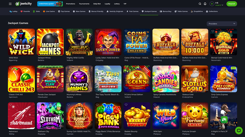 Jeetcity Casino Jackpot Desktop