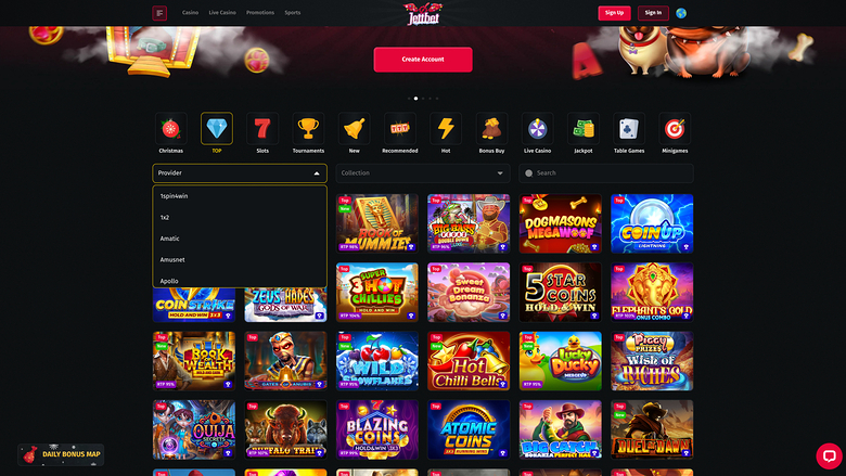 Jettbet Casino Desktop Game Developers