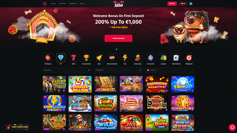 Jettbet Casino Desktop Games