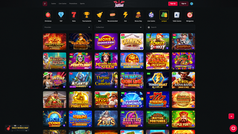 Jettbet Casino Desktop Jackpot