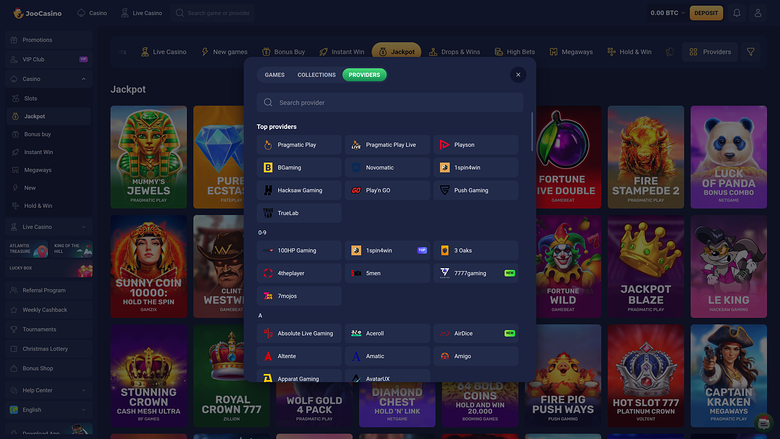 Joo Casino Desktop Game Developers
