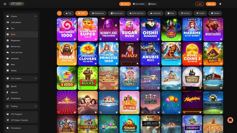 Joy Casino Desktop Games
