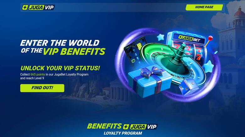 VIP page screenshot of Jugabet Casino