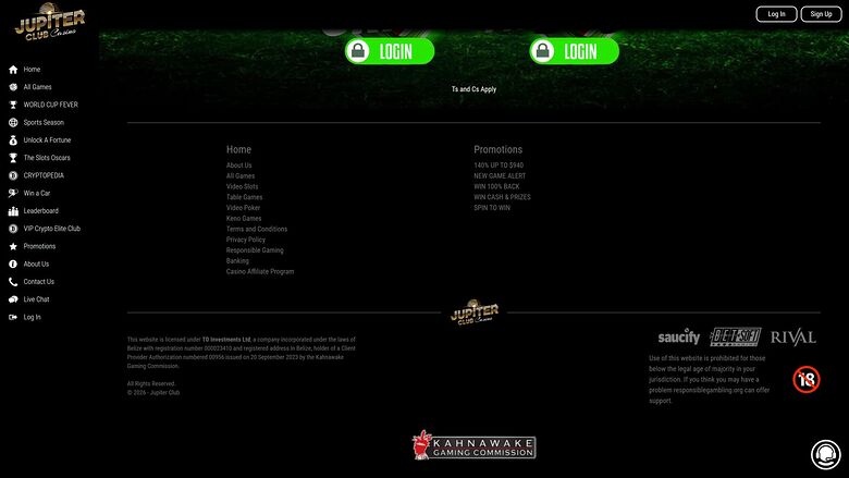 Jupiter Club Casino Desktop Game Developers