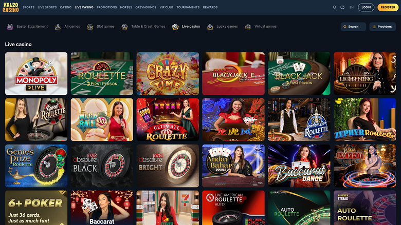 Kaleo Casino Live Dealer