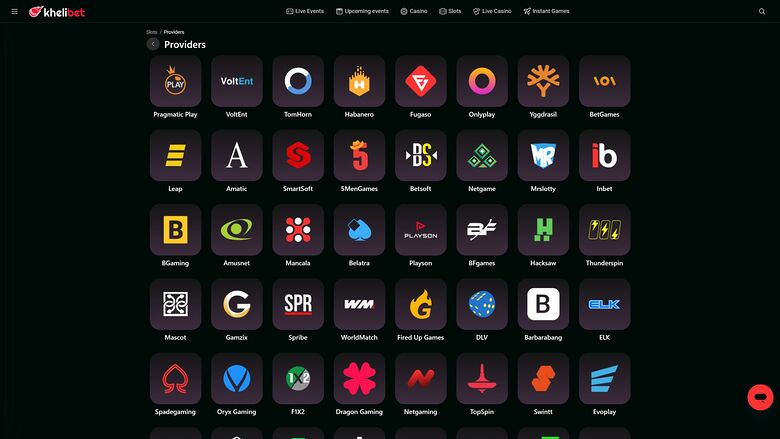 Kheli Bet Casino Desktop Game Developers