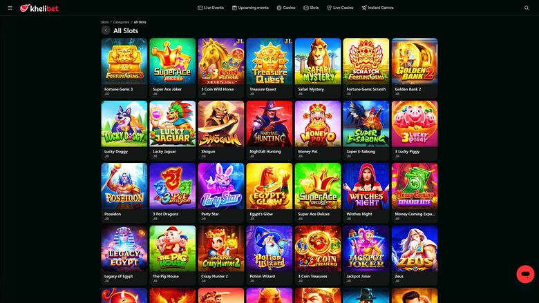 Kheli Bet Casino Desktop Games