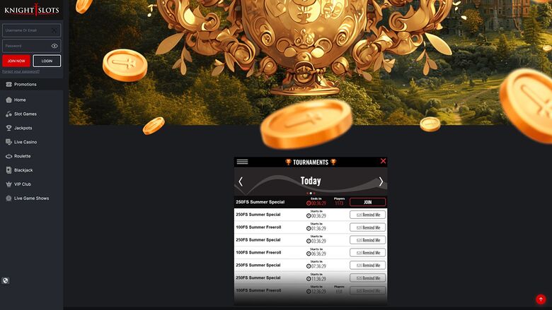 Knightslots Desktop Tournaments
