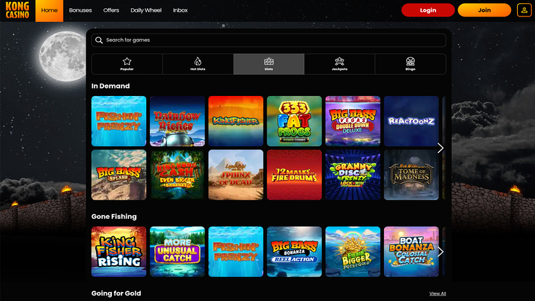 Kong Casino Desktop Games