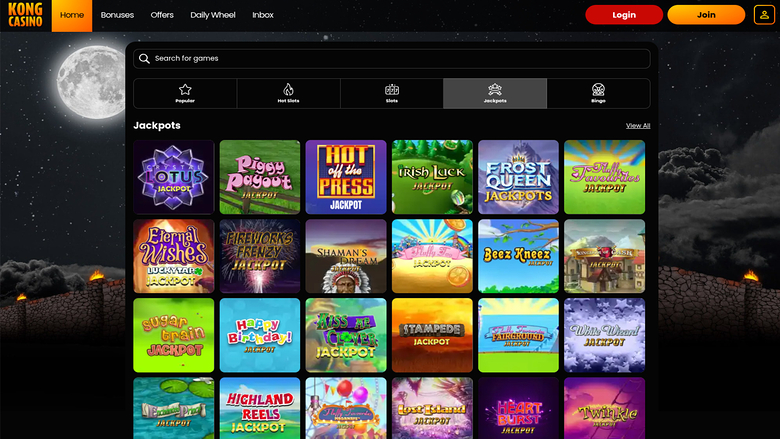 Kong Casino Desktop Jackpot