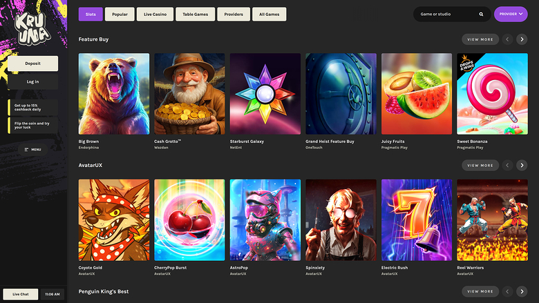 Kruuna Casino Desktop Games