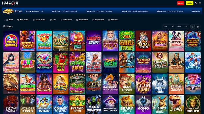 Kudos Casino Desktop Games