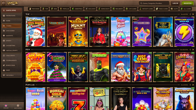 Lanista Casino Games