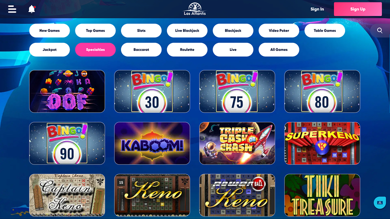 Las Atlantis Casino Desktop Specialties