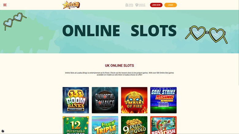 Loadsa Bingo Casino Desktop Games