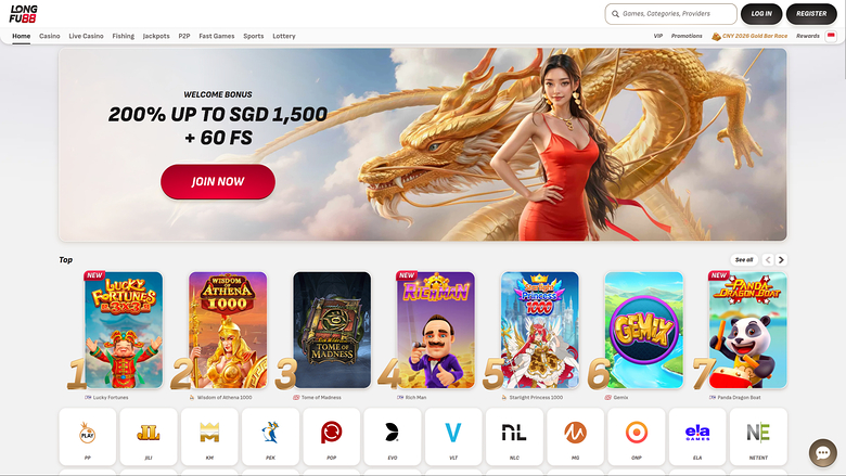 LongFu88 Casino Homepage