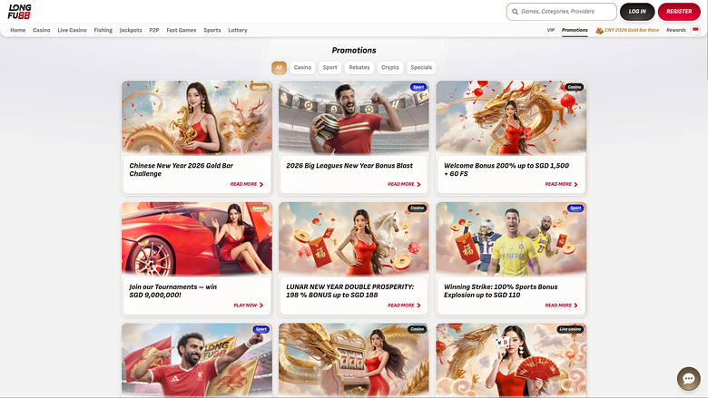 LongFu88 Casino Promotions