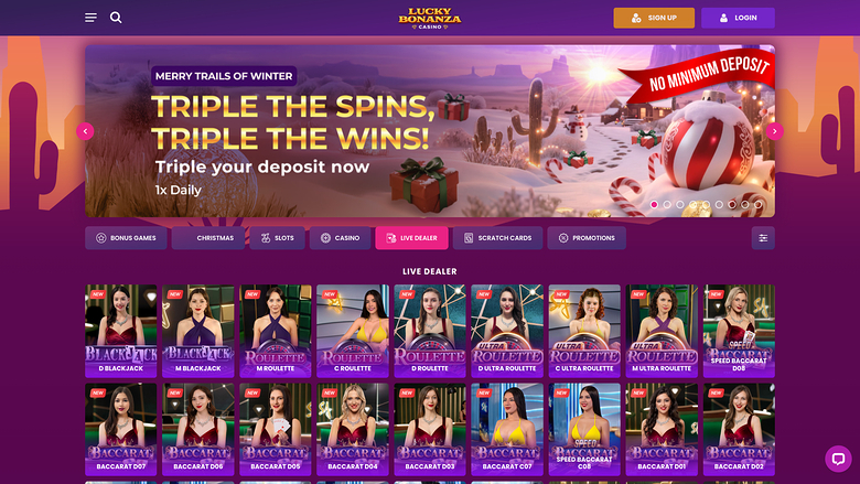 Buffalo Casino Desktop Live Dealer