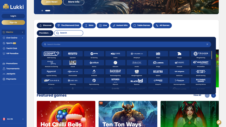Lukki Casino Desktop Game Developers