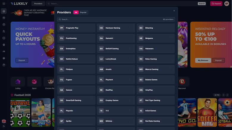 Lukkly Casino Desktop Game Developers