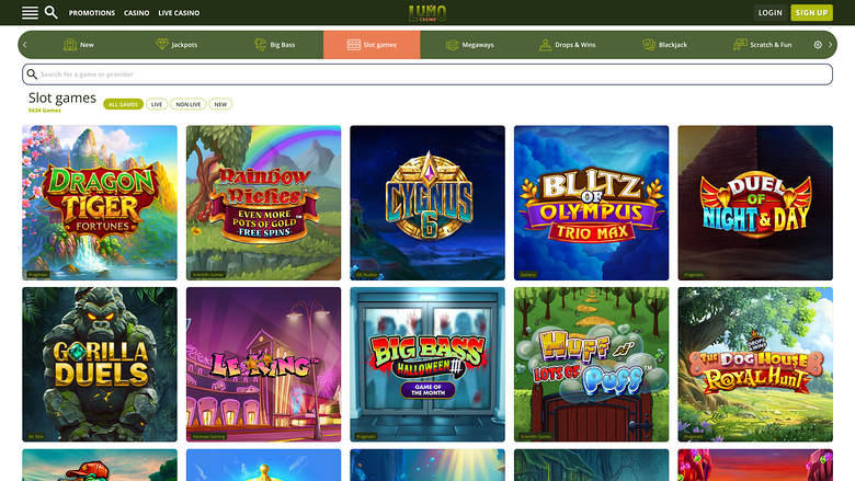 Lumo Casino Games