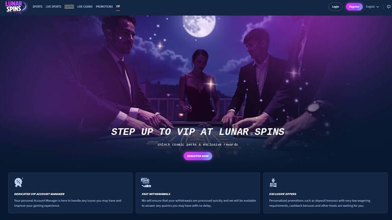 LunarSpins Casino VIP