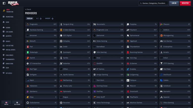 Mafia Casino Desktop Game Developers