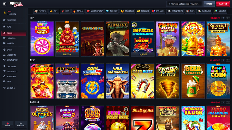 Mafia Casino Desktop Games