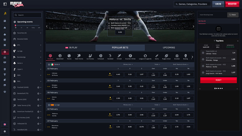 Mafia Casino Desktop Sports