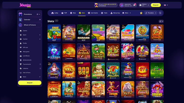 Maggico Casino Desktop Games
