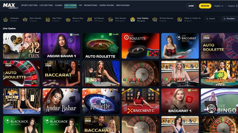 MaxCasino Live Dealer