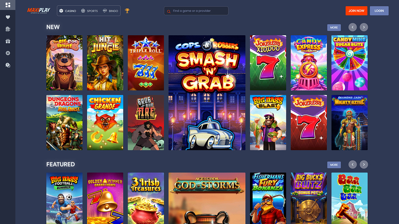 Maxiplay Casino Desktop Games